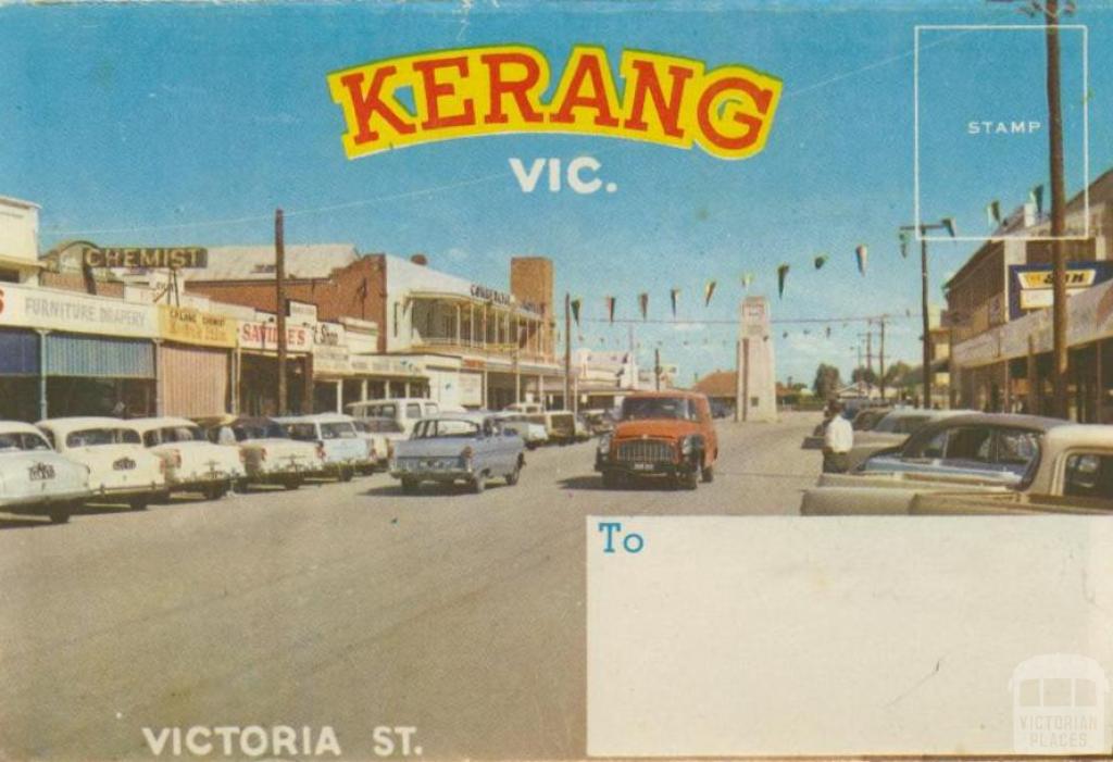 Victoria Street, Kerang, 1965