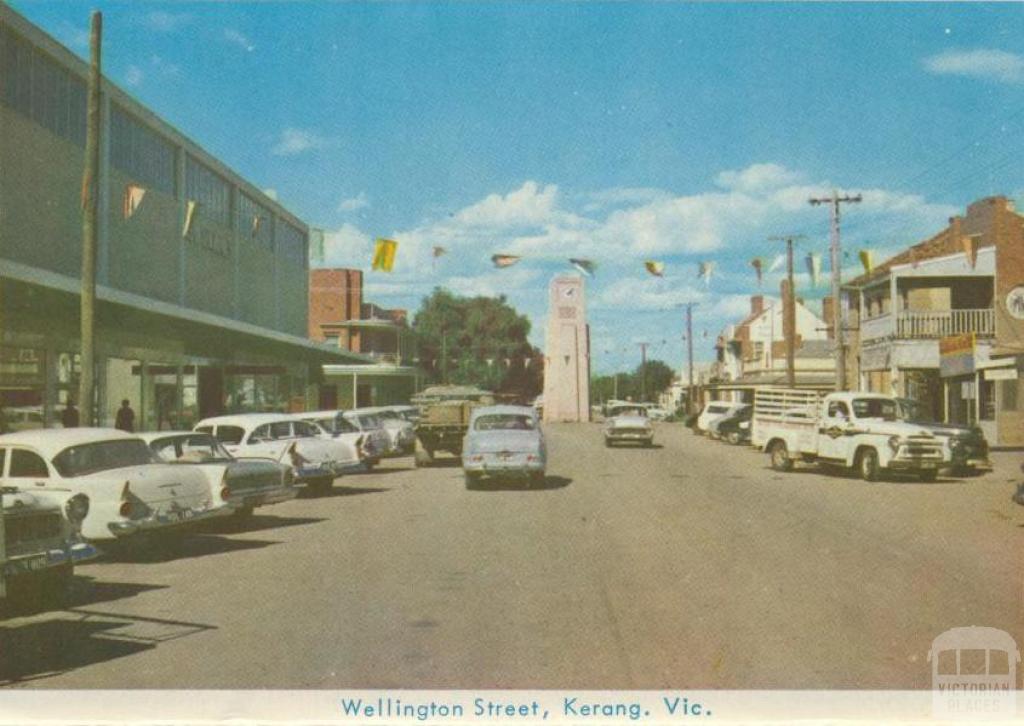 Wellington Street, Kerang, 1965