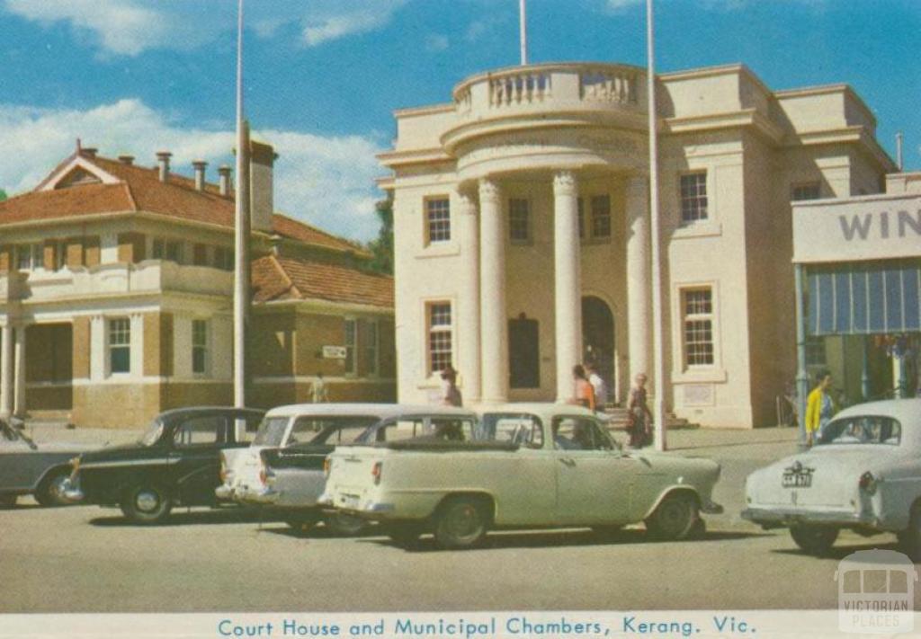 Court House and Municipal Chambers, Kerang, 1965