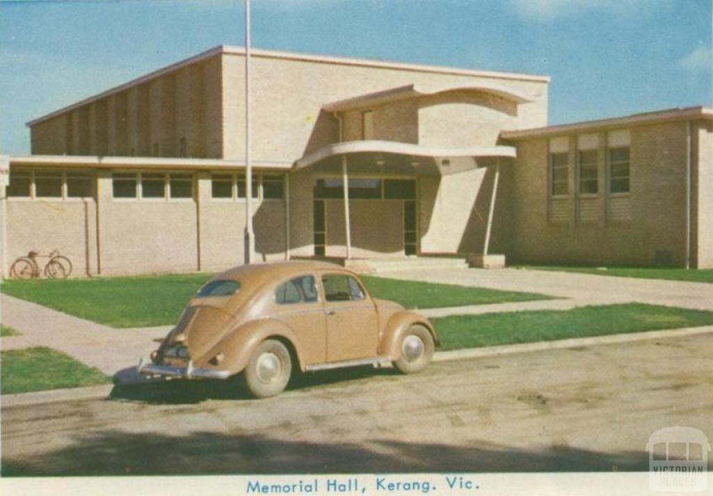 Memorial Hall, Kerang, 1965