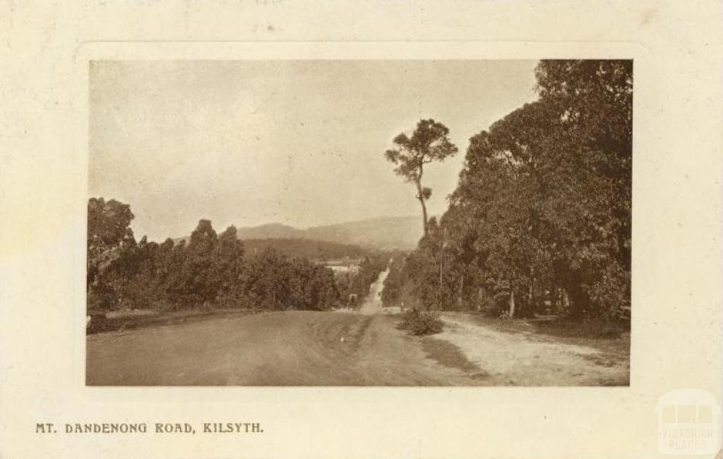 Mt Dandenong Road, Kilsyth, 1911