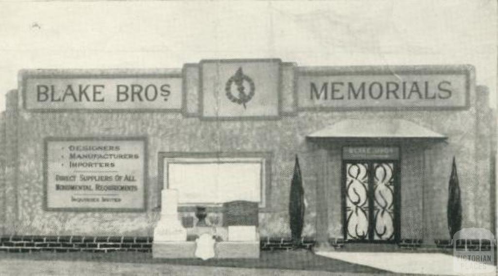 Blake Bros, Memorial, Plenty Road, Kingsbury