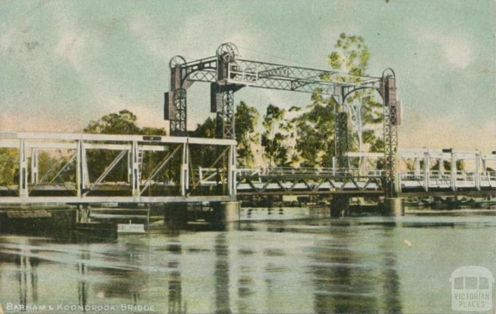 Barham and Koondrook Bridge, 1909