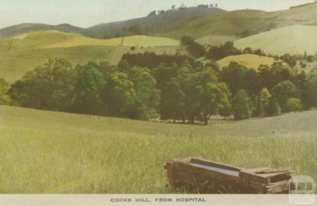 Cooks Hill from Hospital, Korumburra