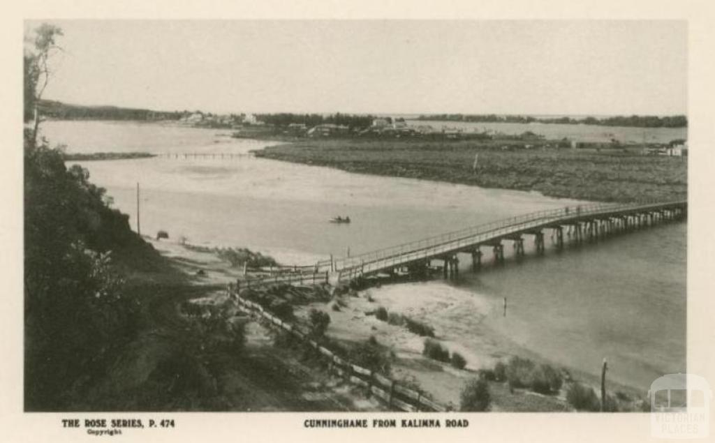 Cunninghame from Kalimna Road, Lakes Entrance