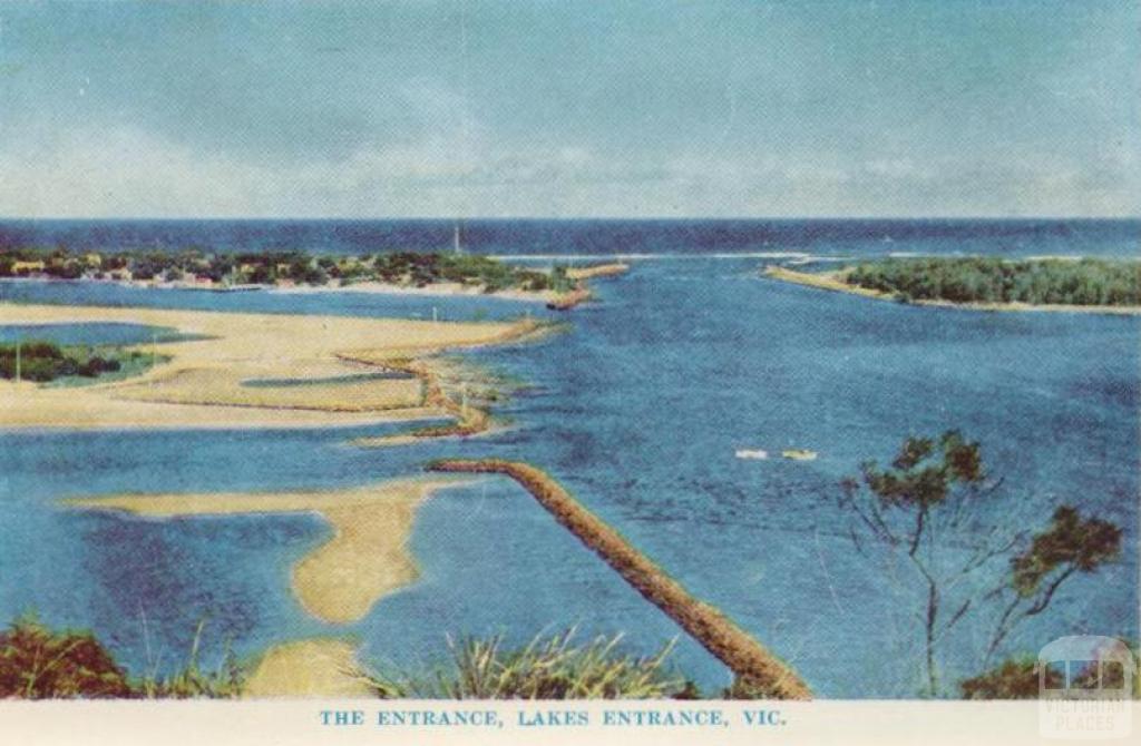 The entrance, Lakes Entrance, 1965