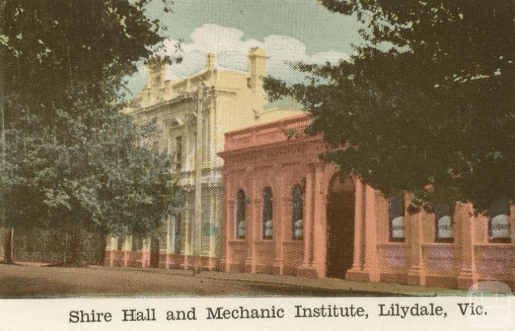 Shire Hall and Mechanic Institute, Lilydale, 1964