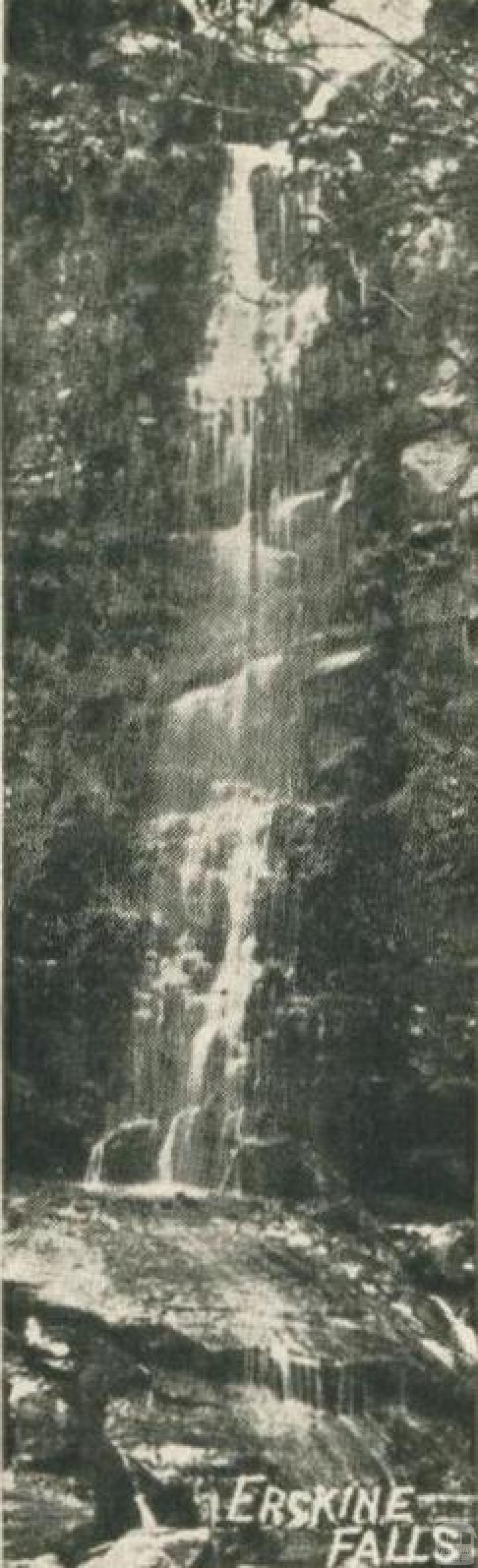 Erskine Falls, Lorne, 1905