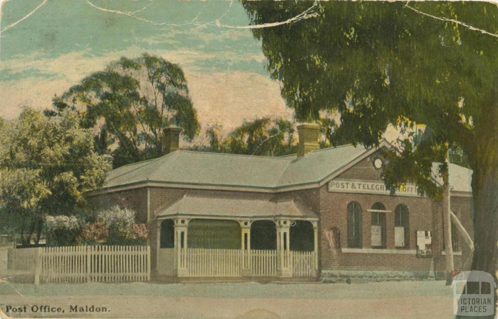 Post Office, Maldon, 1907