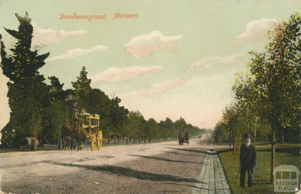 Dandenong Road, Malvern, 1906