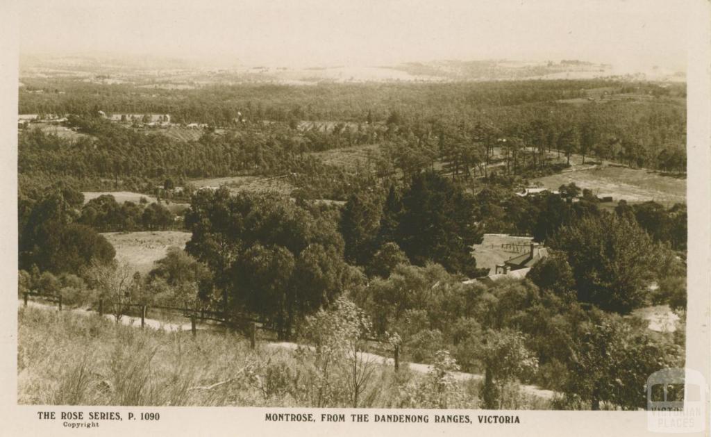 Montrose from the Dandenong Ranges