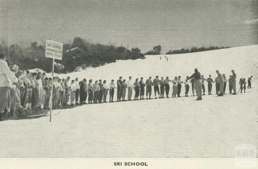 Ski School, Mount Buffalo, 1953