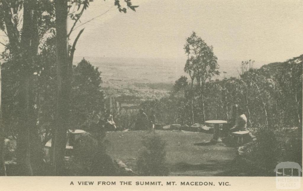 A View from the Summit, Mount Macedon, 1949