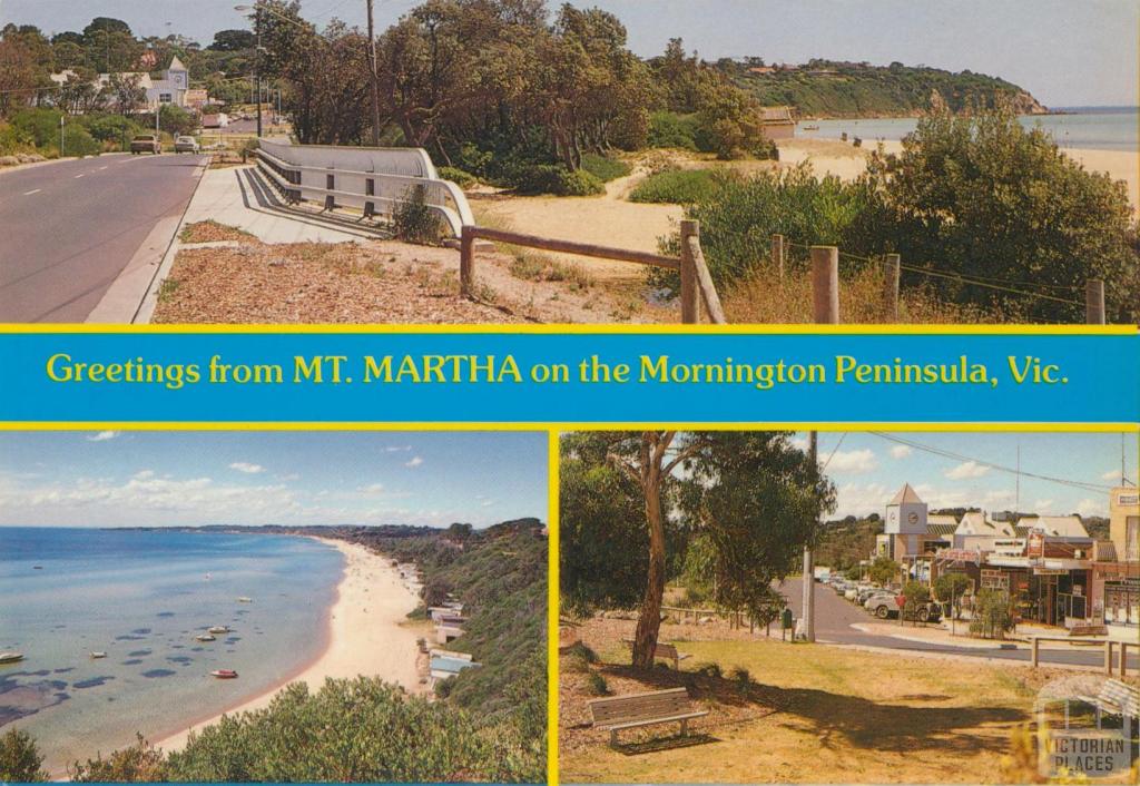 Three views of Mount Martha on the Mornington Peninsula, 1995