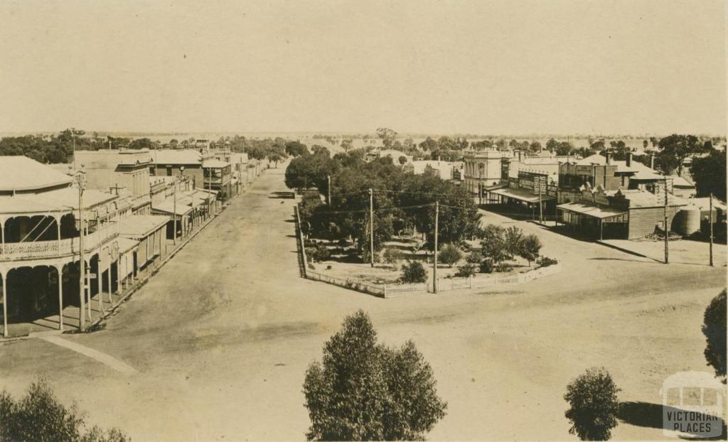 Victoria Street Nhill, from Post Office, Nelson Street