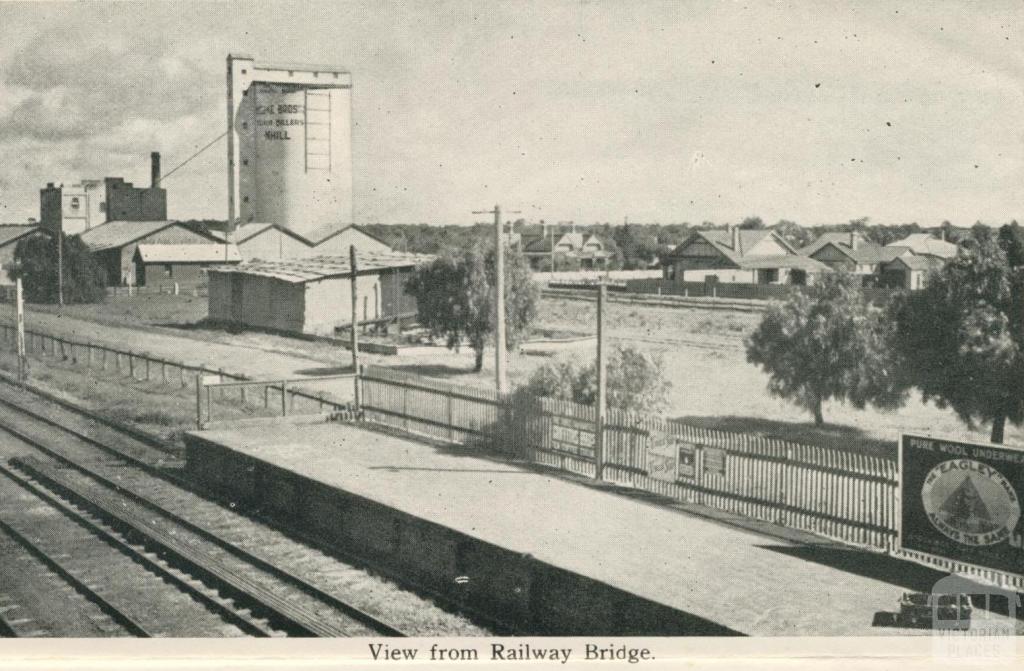 View from Railway Bridge, Nhill