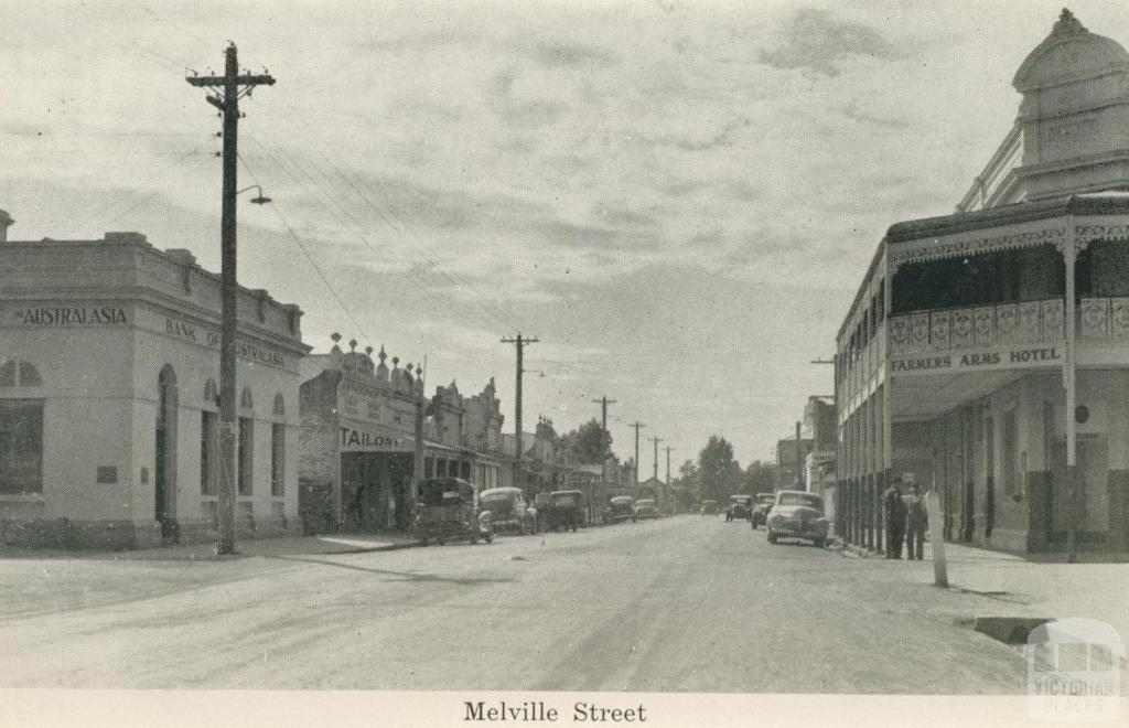 Melville Street, Numurkah, 1950