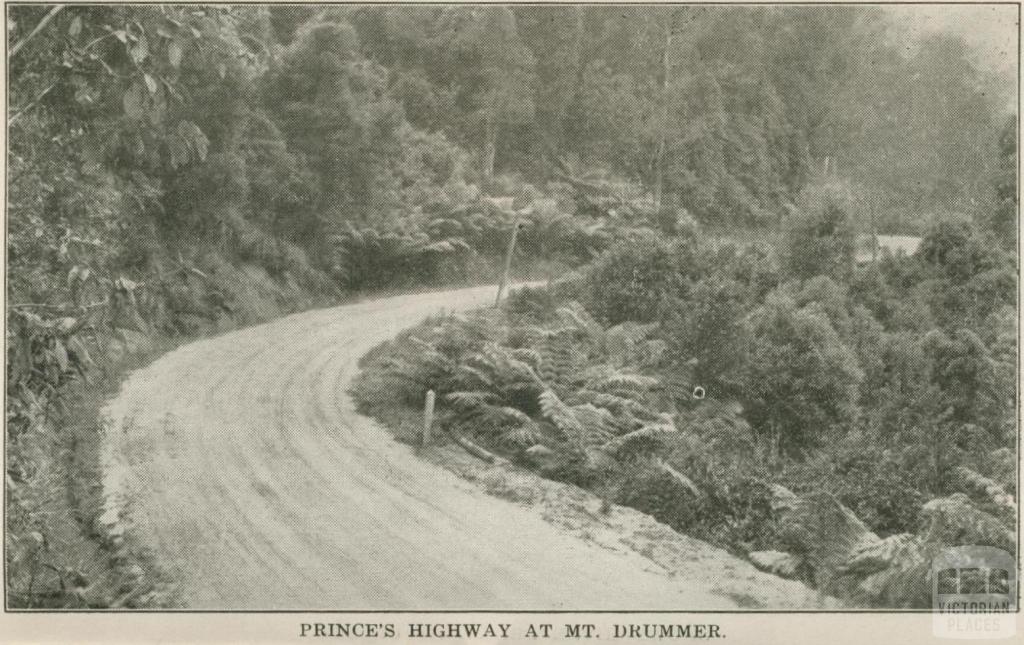 Prince's Highway at Mt Drummer, 1947