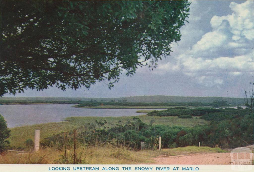 Looking Upstream along the Snowy River at Marlo