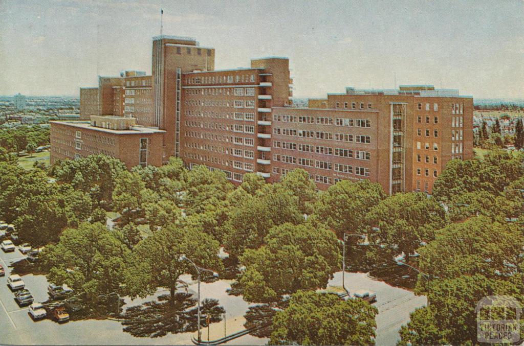 Royal Melbourne Hospital, Grattan Street, Parkville, 1980