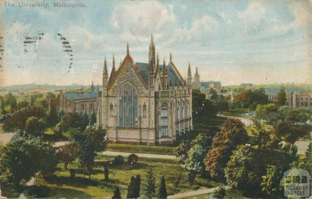 The University, Melbourne, Parkville, 1906