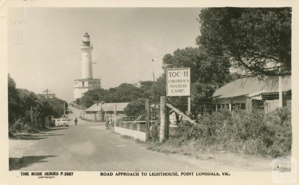 Road Approach to Lighthouse, Point Lonsdale, 1964