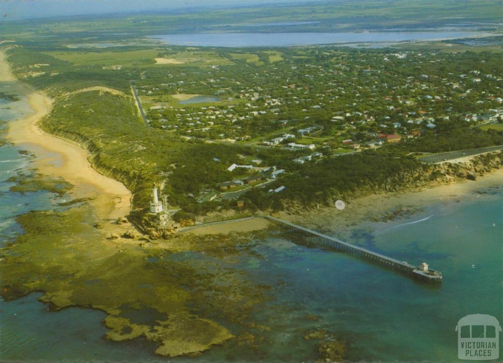 Aerial view of Point Lonsdale