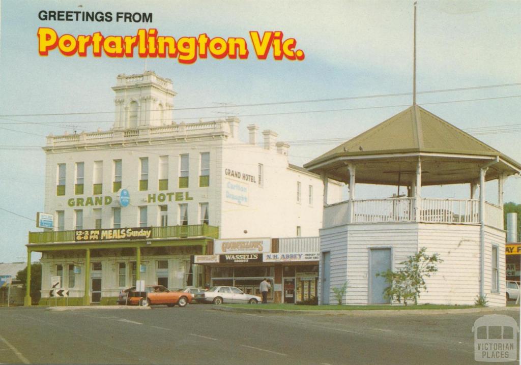 Band Rotunda and Grand Hotel, Portarlington