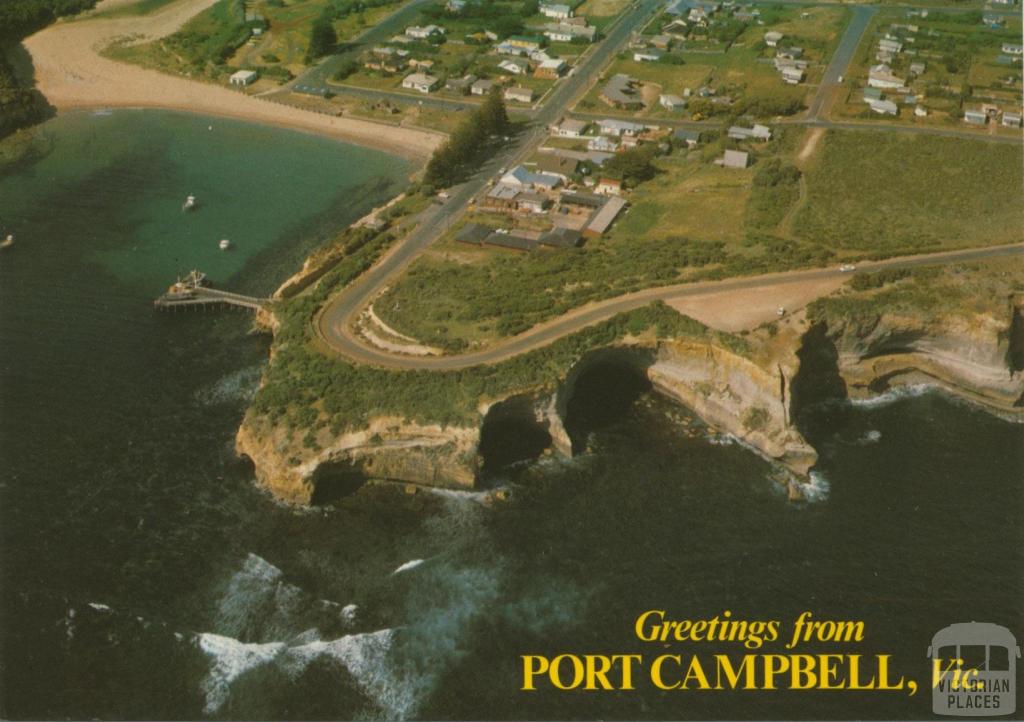 Aerial view of Port Campbell