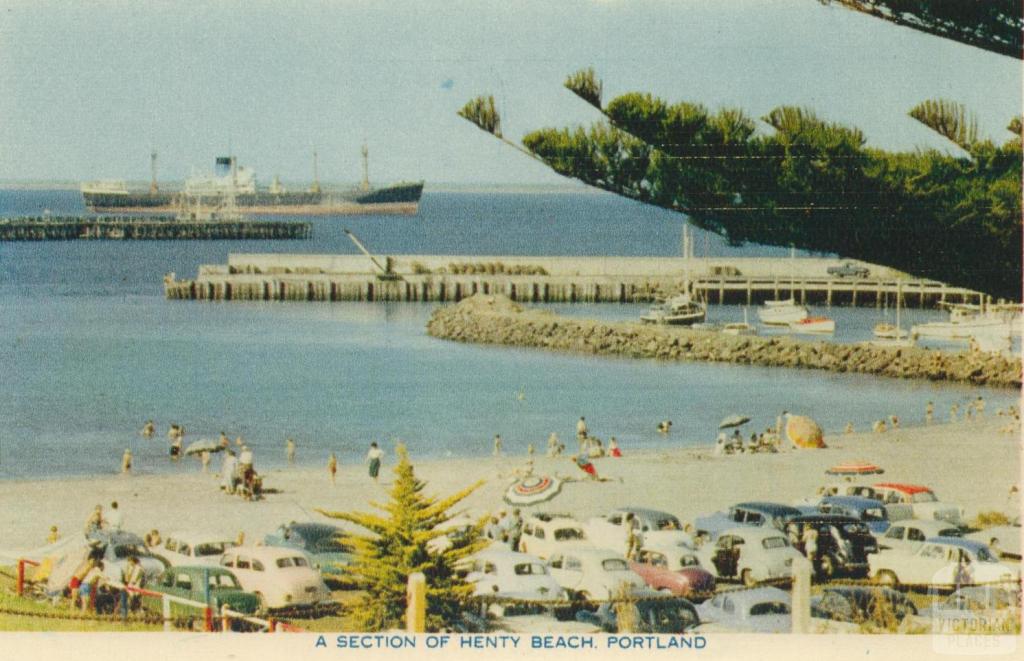 A section of Henty Beach, Portland