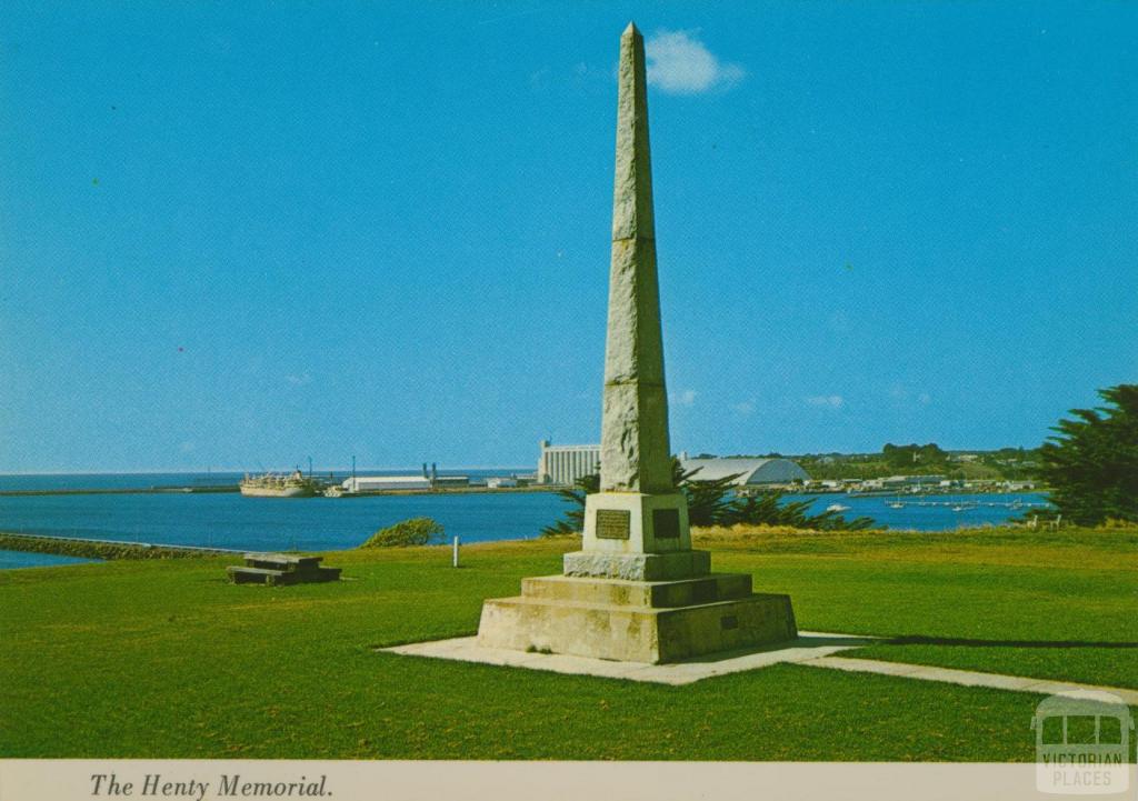 The Henty Memorial, Portland