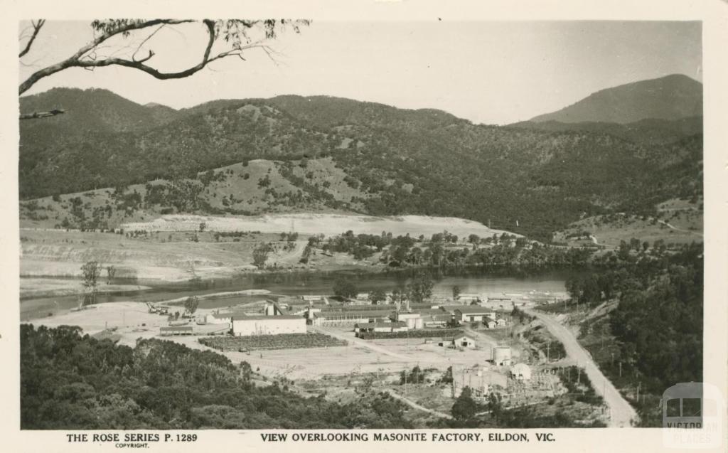 View Overlooking Masonite Factory, Eildon