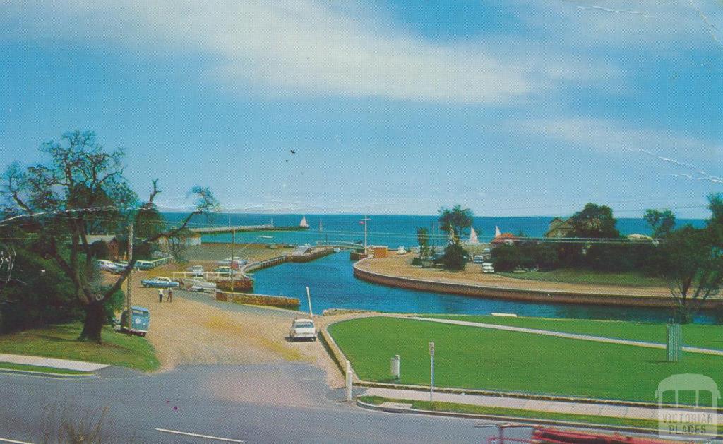 The Entrance to Kananook Creek, Frankston, 1970