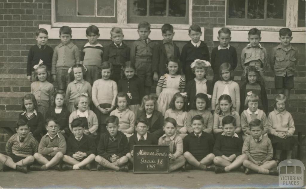 Moonee Ponds school class, 1949