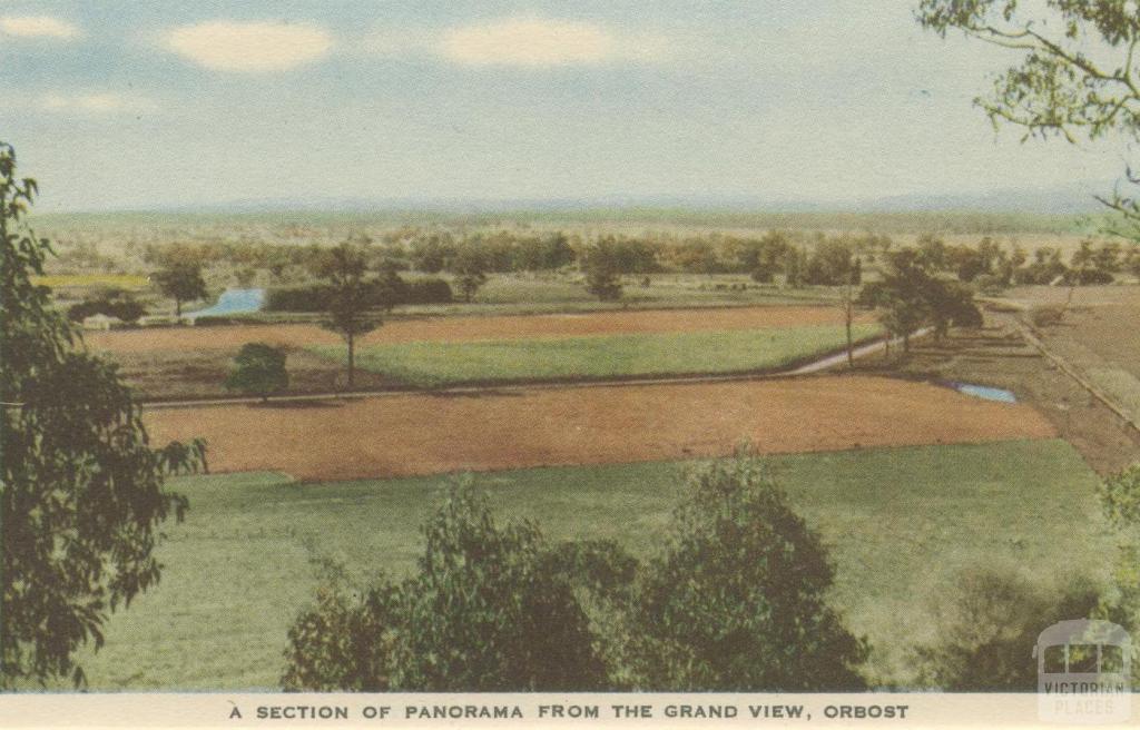 A Section of Panorama from the Grand View, Orbost, 1948