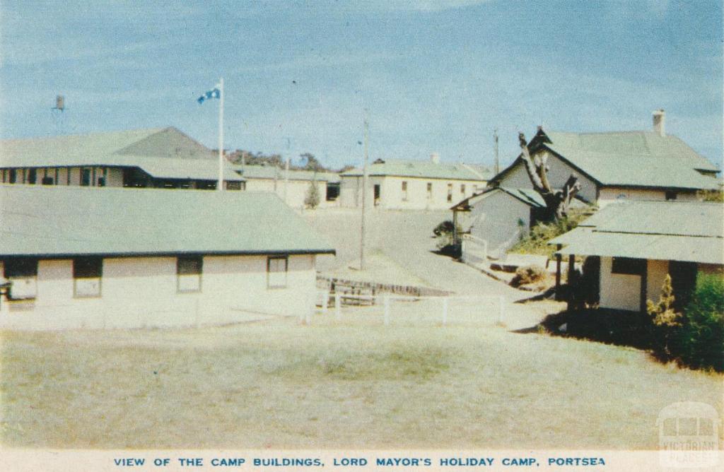 View of the camp buildings, Lord Mayor's Holiday Camp, Portsea