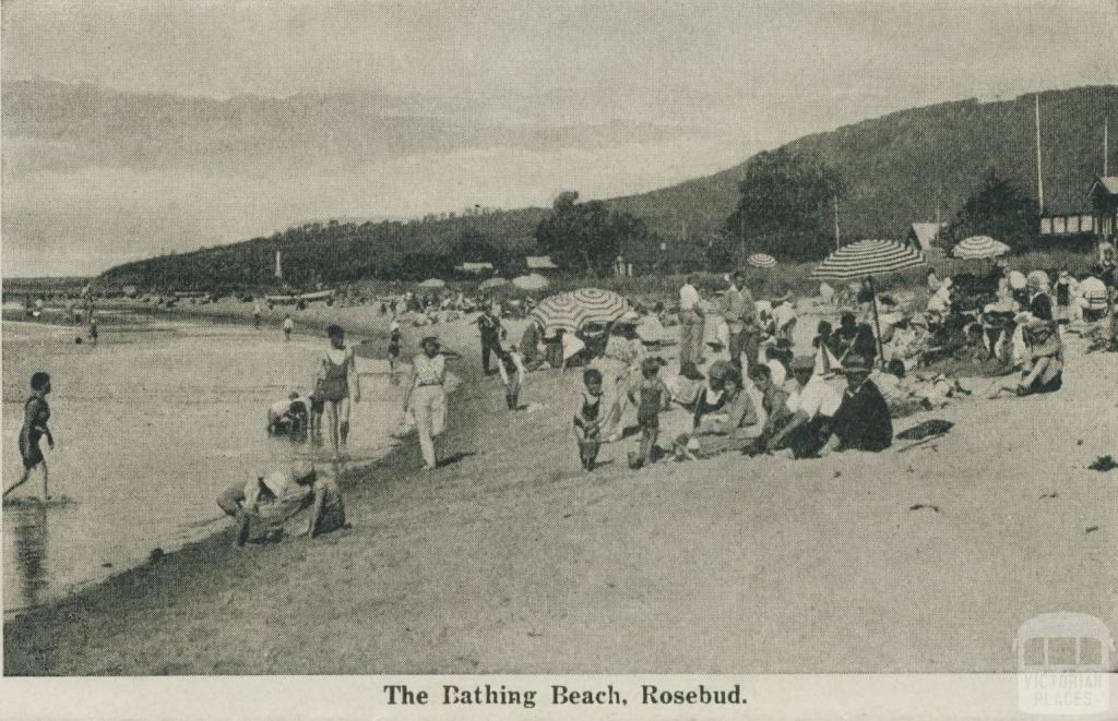 The Bathing Beach, Rosebud, 1942