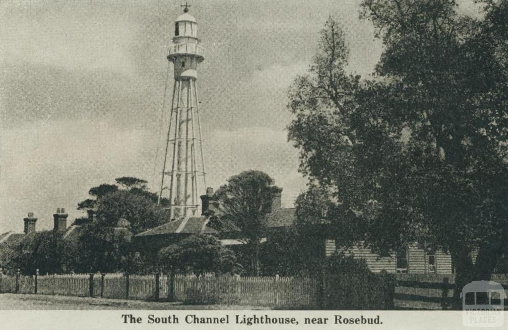 The South Channel Lighthouse, near Rosebud, 1942