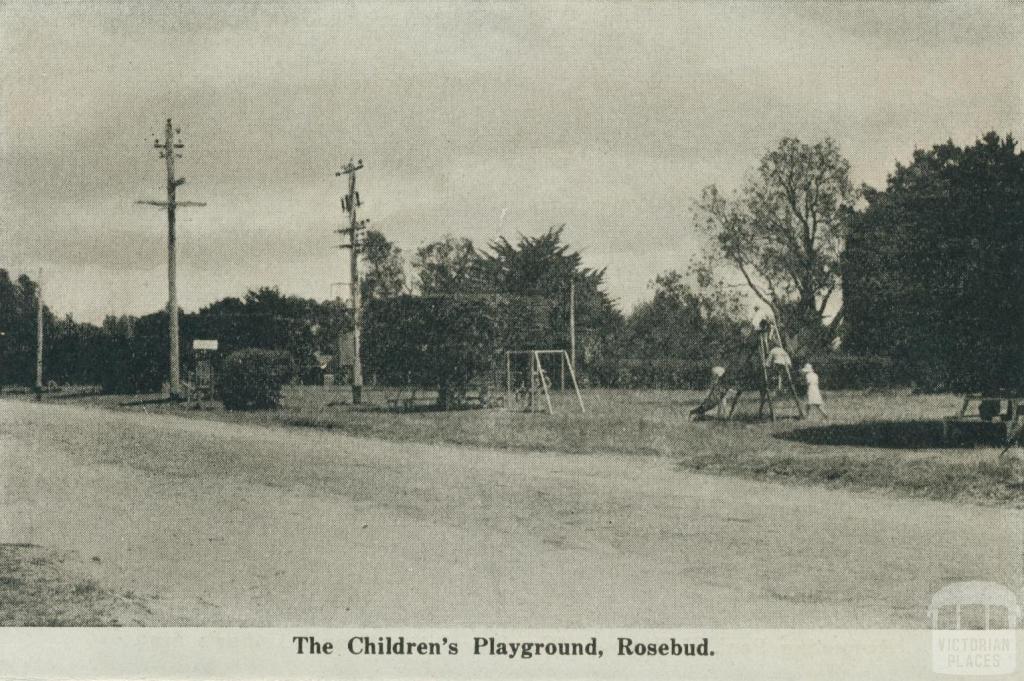 The Children's Playground, Rosebud, 1942