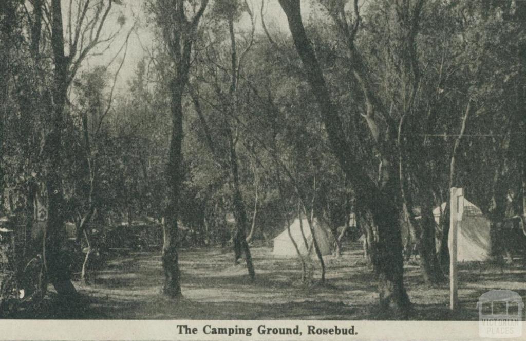 The Camping Ground, Rosebud, 1942