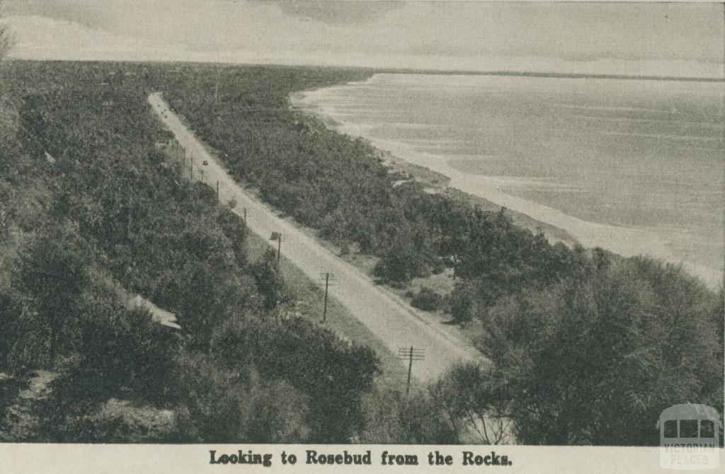 Looking to Rosebud from the Rocks, 1942