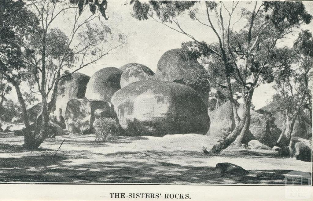 The Sister's Rocks, Stawell, c1925