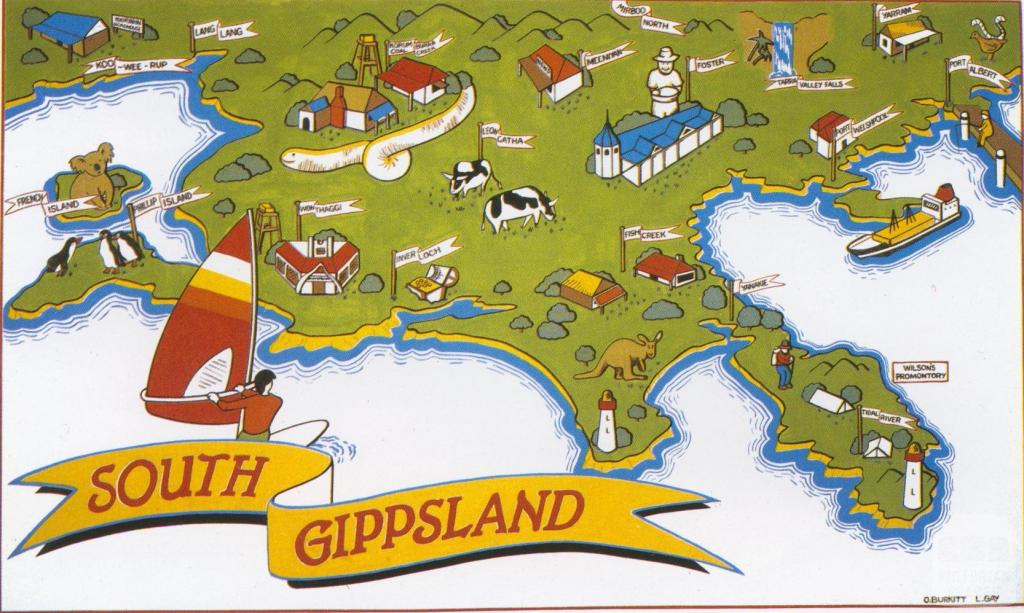 South Gippsland Map