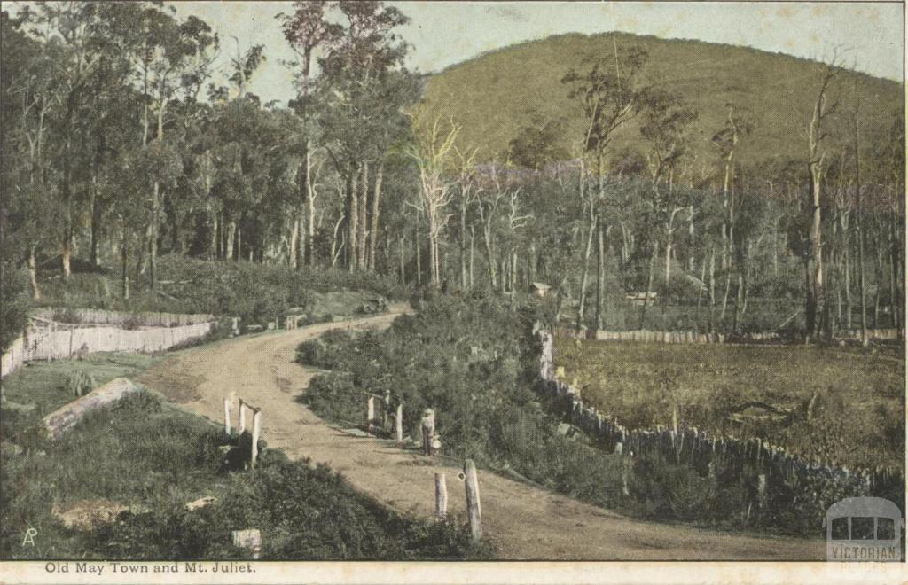 Old May Town and Mt Juliet, 1906