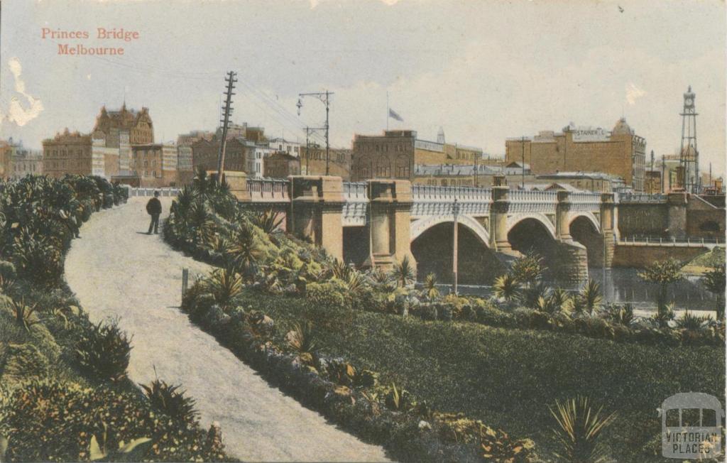 Princes Bridge, Melbourne, 1906