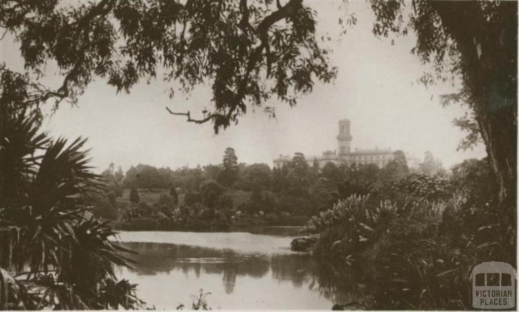 Botanical Gardens and Government House, Melbourne, 1911