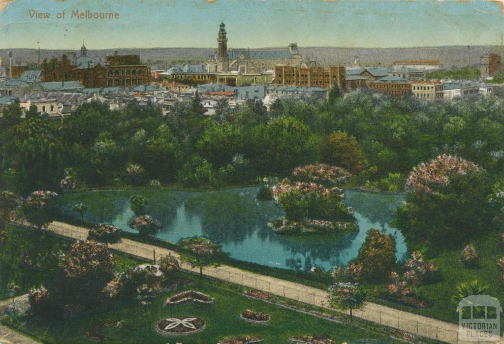 View of Melbourne, 1920