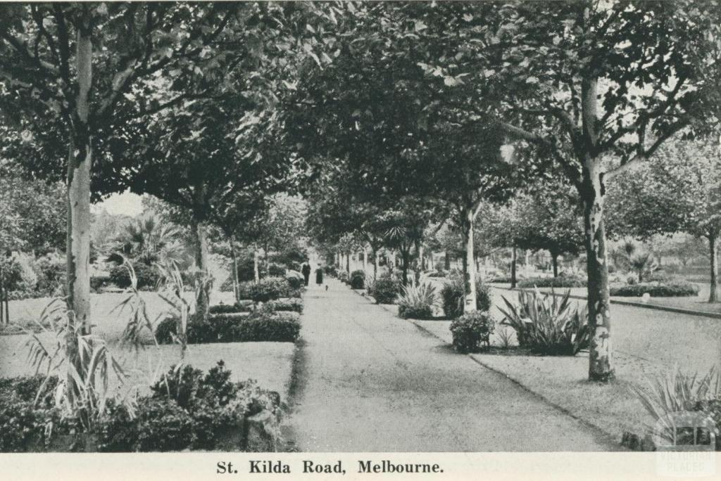 St Kilda Road, Melbourne, 1942