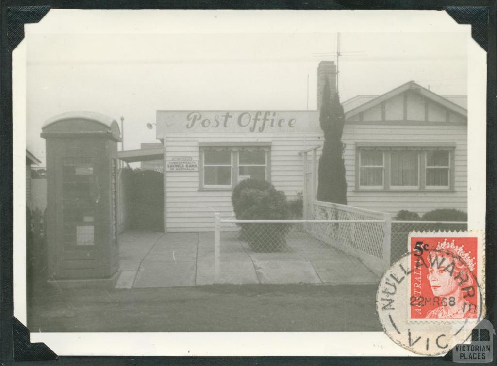 Nullawarre Post Office, 1969