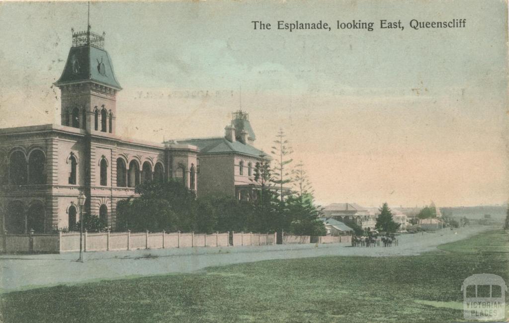 The Esplanade, looking east, Queenscliff, 1907